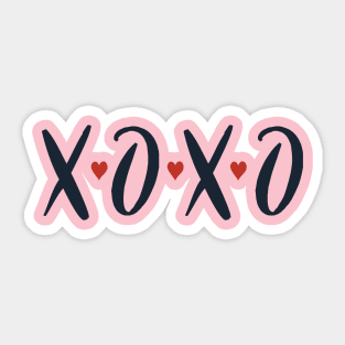 XOXO | Kiss Heart Love Heart Kiss Heart Love | 2021 Valentines Best Gift Sticker